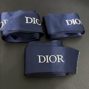Dior Deep Blue Satin Ribbon